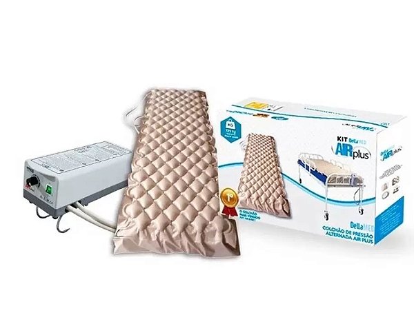 Colchão De Ar Pneumático Air Plus Anti-Escaras 127V - Dellamed