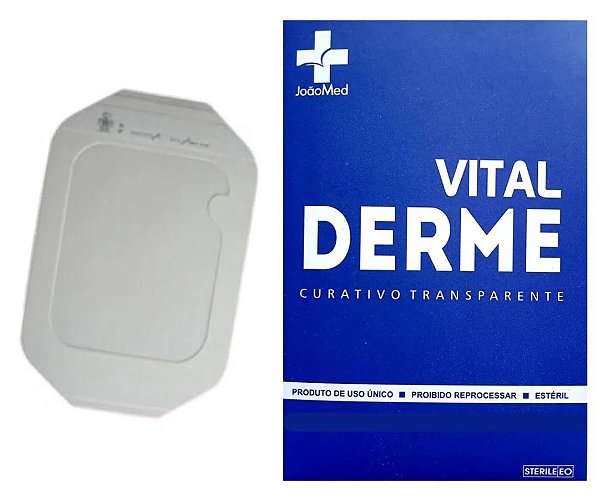 Curativo Filme Transparente Estéril 06cm x 07cm UN - Vital Derme
