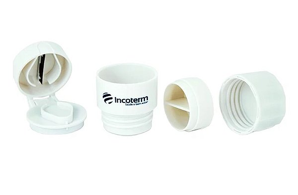 Amassador, Corta E Porta Comprimidos 3 em 1 - Incoterm