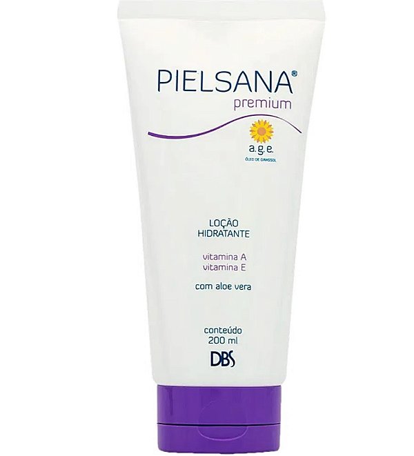 Loção Premium Hidratante Pielsana Com Óleo de Girassol e Aloe Vera 200ml - DBS