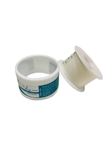 Fita Micropore Branca 2,5cm x 10 Metros - Vital