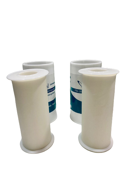 Kit C/2 Fitas Micropore Branca 10cm x 10 Metros Branca - Vital
