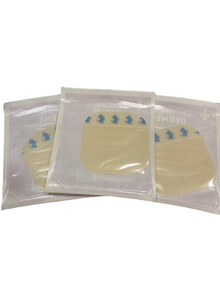 Kit C/3 Curativos Hidrocóloide Extra Fino 10 x 10cm - Vital Derme