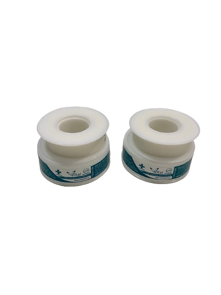 Kit C/2 Fitas Micropore 12,5mm x 10 Metros Branca - Vital