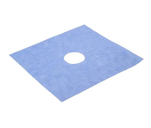 Campo Cirúrgico Fenestrado SMS Estéril 40cm x 40cm Unidade - Health Quality