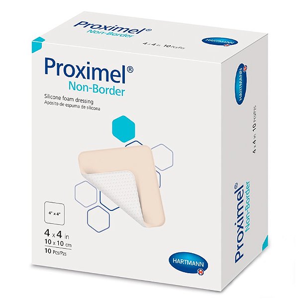 Curativo Proximel 10cm x 10cm Non-Border Caixa C/10 Unidades - Hartmann