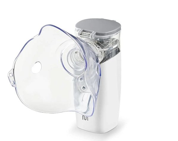 Inalador Portatil Mesh Branco E Cinza HC215 - Multilaser