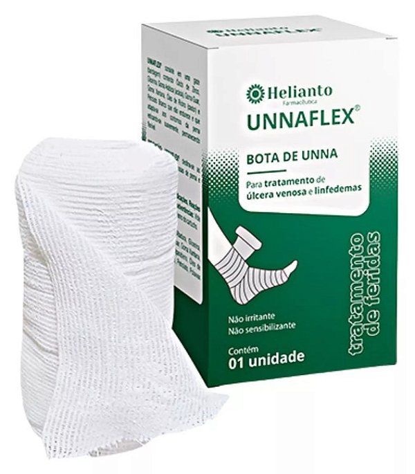 Curativo Bota De Unna Flex 10,2cm X 9,14m Unidade - Helianto