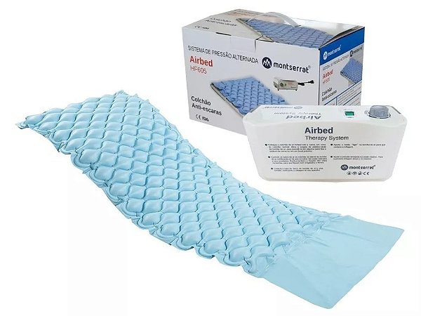 Colchão Pneumático Anti-escaras C/ Bomba de Pressão Alternada (127V) - Montserrat