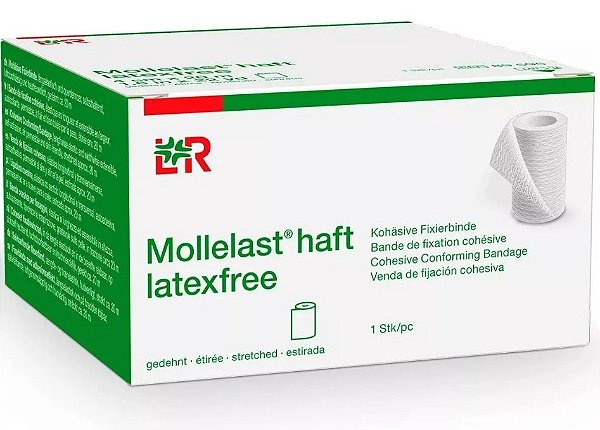 Bandagem Coesiva Mollelast Haft Latex Free 4cm x 20 Metros  - Lohmann & Rauscher