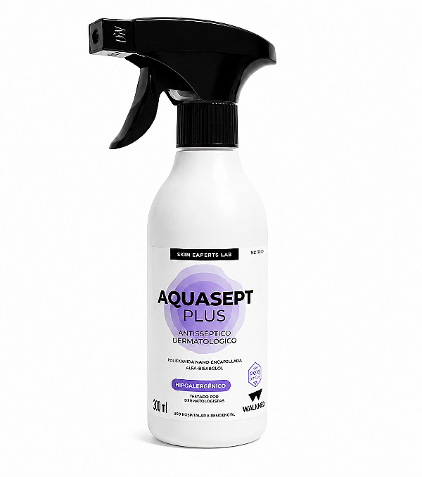 Aquasept Plus Solução Polihexanida PHMB Spray 300ml - Walkmed