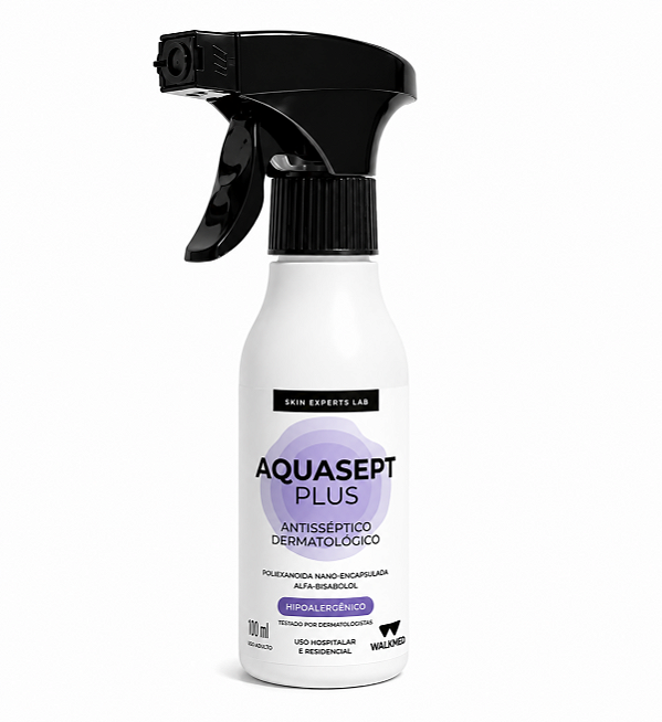 Aquasept Plus Solução Polihexanida PHMB Spray 150ml - Walkmed