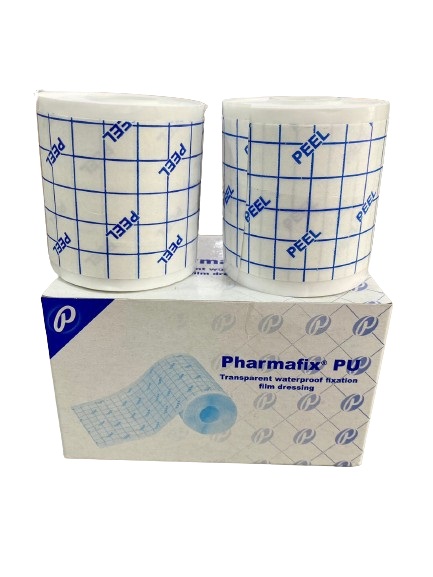 Kit C/2 Rolos de Curativo em Rolo de Filme Transparente 5cm x 10 Metros - Pharmafix