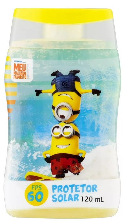 Protetor Solar Minions Kids FPS 60 120ml - Nutriex