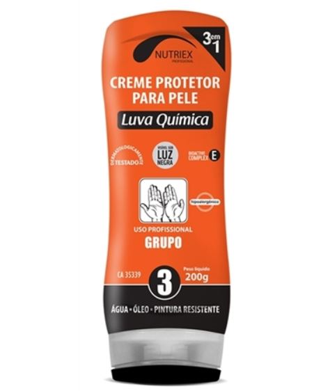 Creme Protetor (Luva Química) 3 em 1 200g - Nutriex