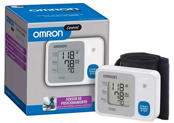 Aparelho Medidor Pressão Arterial Pulso 6124 - Omron