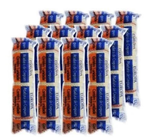 Atadura de Crepom 20cm x 1,8m 13 fios Pacote C/12 unidades - Europa