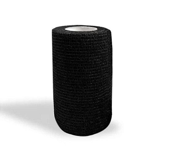 Bandagem Elástica Autoaderente Preta 10cm x 4,5M Unidade - Bioland