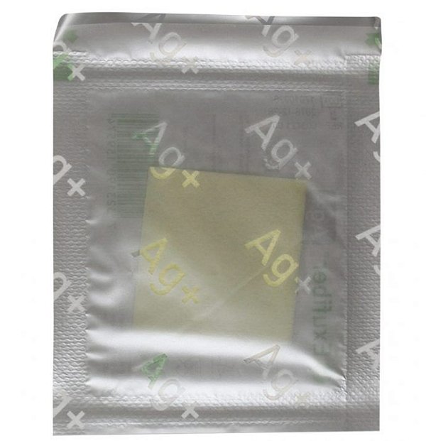 Curativo Exufiber AG + 5cm x 5cm Unidade - Molnlycke
