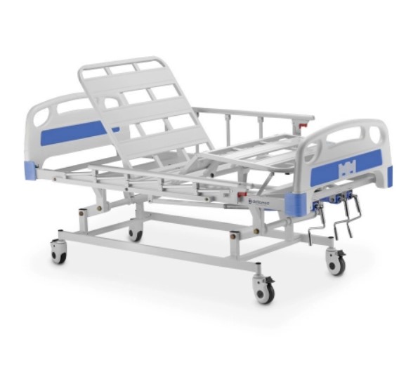 Cama Hospitalar DX3 Com Regulagem Altura Até 200kg - Dellamed