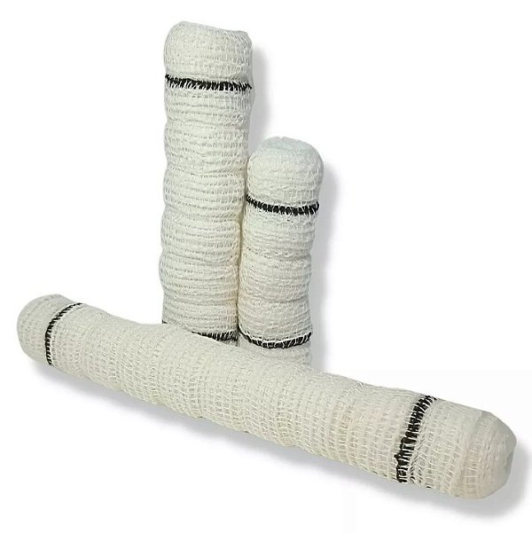 Atadura de Crepom 06cm x 1,8m 13 F (Economic) Pacote C/12 unidades - SP Marcas