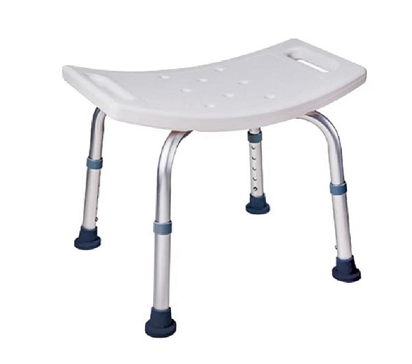 Banqueta para Banho com Ajuste de Altura até 135 Kg D1 - Dellamed