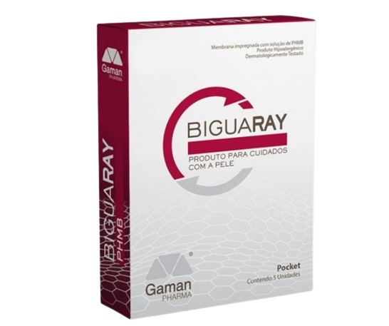 Curativo Membrana de Rayon com PHMB 7,5cm X 35cm Unidade - Gaman Pharma