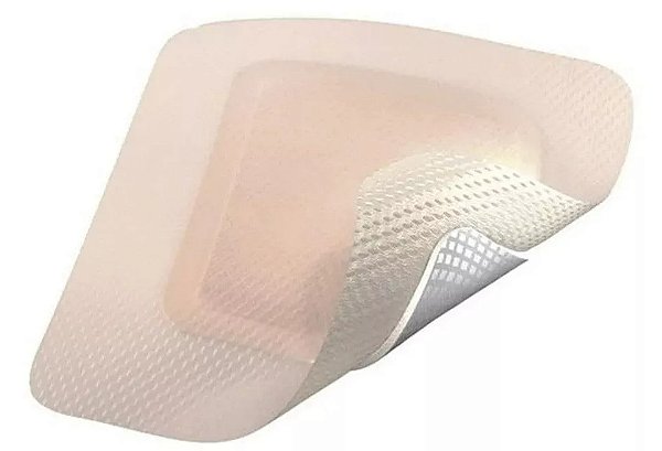 Curativo de Silicone C/Borda Silicare 10x10 Caixa C/5 Unidades Ref: S72045 - Vita Medical