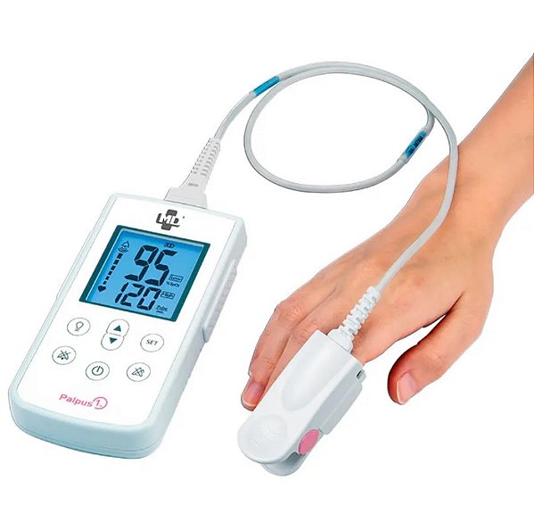 Oxímetro de Pulso Portátil Com Alarme e Memória SA120 - MD
