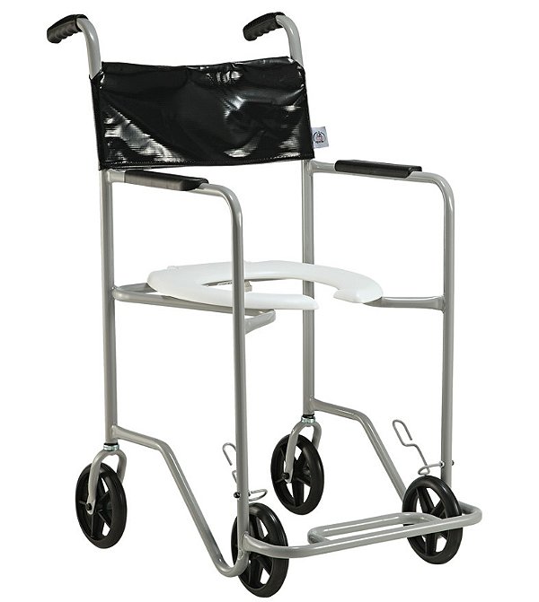 Cadeira de Banho Pop Até 80kg Com Freios Bilaterais - Jaguaribe