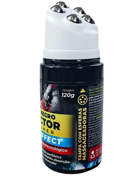Gel Negro Para Massagem Com Esferas Massageadoras Doctor Pauher 120G - Ortho Pauher