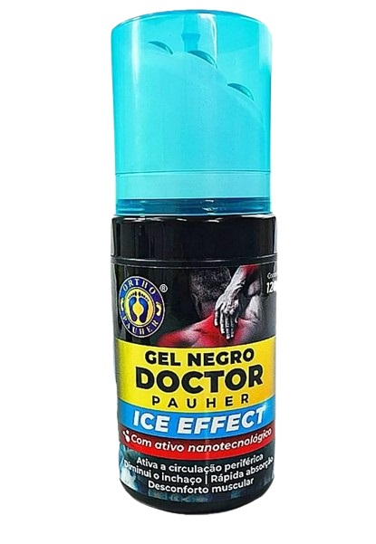 Gel Negro Para Massagem Com Esferas Massageadoras Doctor Pauher 120G - Ortho Pauher