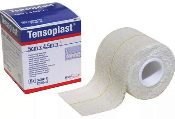 Bandagem Elástica Adesiva Tensoplast 5cm x 4,5m - BSN Medical