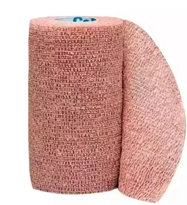 Bandagem Elástica Co-Plus Autoaderente Bege 7,5cm x 2m Unidade - BSN Medical