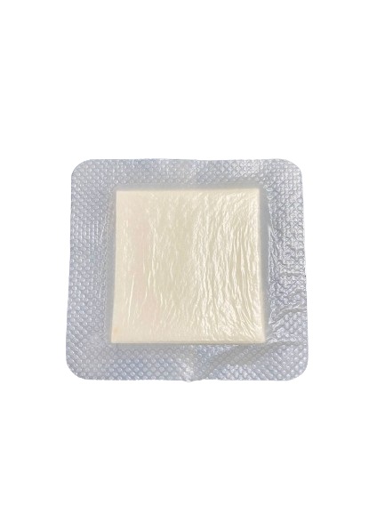 Curativo de Espuma Absorvente Silicone Com Borda 10cm x 10cm Wound Care P Unidade FP0097 - Polar Fix