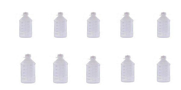 Kit C/10 Frascos Para Nutrição Enteral 300ml - Nutrimed