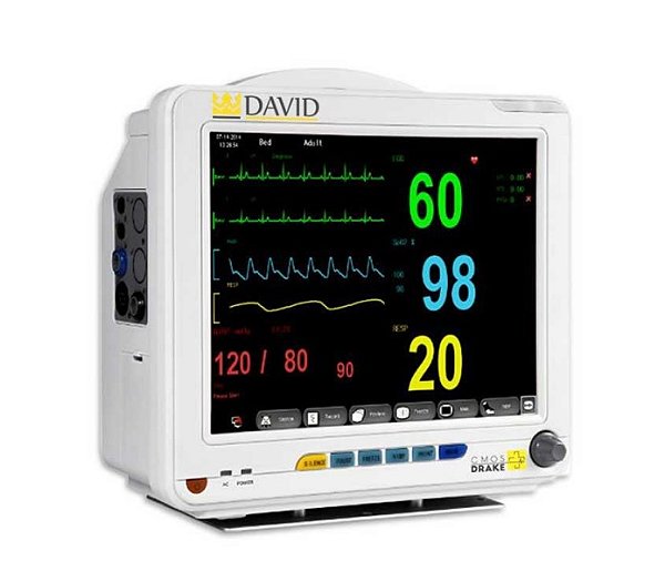 Monitor Multiparamétrico David Tela 12" Básico - Cmos Drake