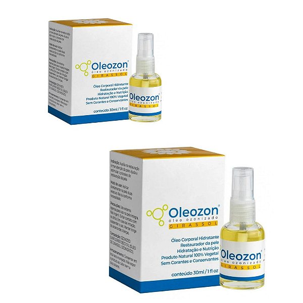 Kit C/2 Óleo De Girassol Ozonizado 30ml - Oleozon