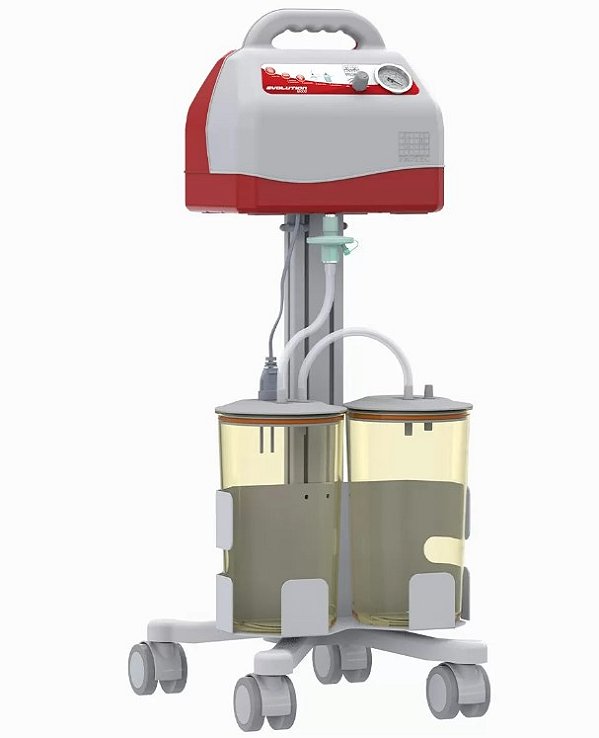 Aspirador Cirúrgico Evolution 1000 10 Litros Com Pedestal - Protec