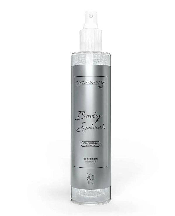 Body Splash Desodorante Corporal Silver 260ml - Giovanna Baby