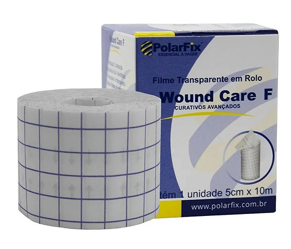 Curativo Filme Transparente em Rolo 05cm x 10cm Wound Care F FP0078 - Polar Fix