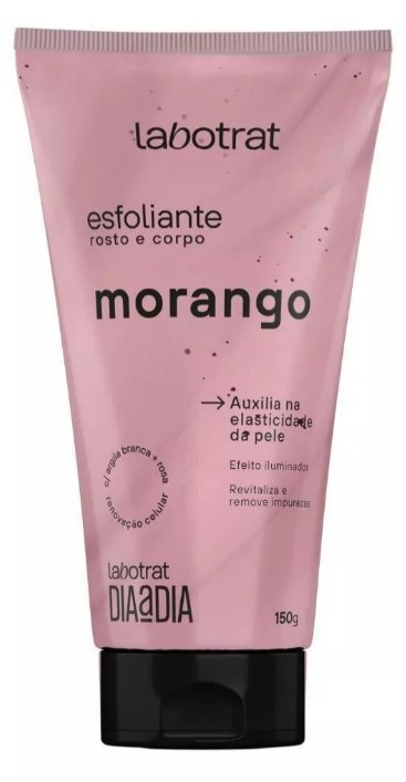 Esfoliante Rosto E Corpo Morango 150g - Labotrat