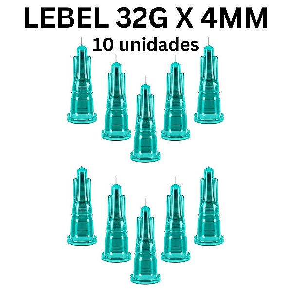 Kit C/10 Microagulhas (Lebel) 4mm x 32g - Uniqmed