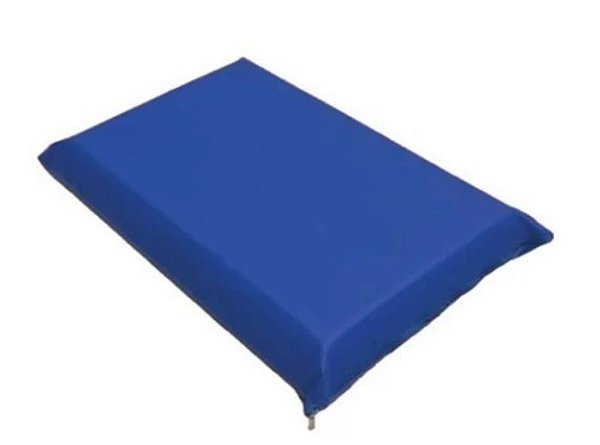 Travesseiro Hospitalar Impermeável Azul D20 60cm x 40cm - Zedamed