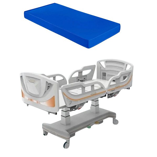 Cama Fowler Motorizada Com Elevação de Leito Super Luxo + Colchão D-28 S-8454-B-28