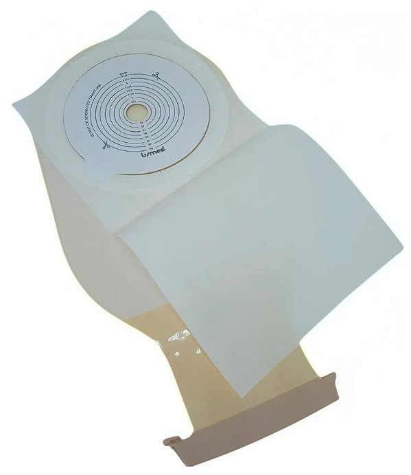 Caixa C/10 Bolsas de Colostomia Transparente Recortável 19/64mm - Skinupper