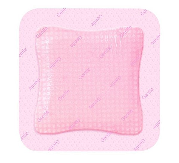 Caixa C/10 Unidades de Curativos Allevyn Gentle Border Lite 7,5cm x 7,5cm - Smith & Nephew