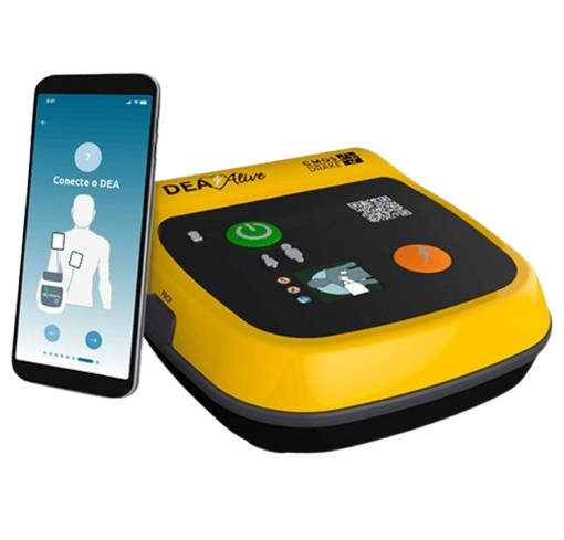 Desfibrilador Externo Automático (DEA) Alive (Pequeno, Comando Por Voz e Modo de Treinamento Integrado) - Cmos Drake