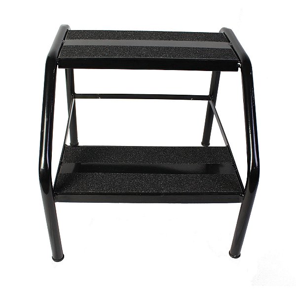 Escadinha 2 Degraus Preta Para Maca EC01PR - Best Pro