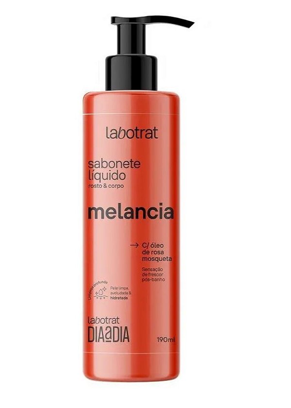 Sabonete Líquido Melancia Rosto & Corpo 190ml - Labotrat